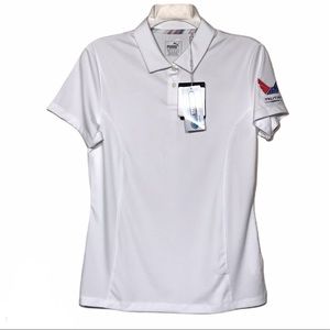 Puma Volition America Cool Max White Golf Top